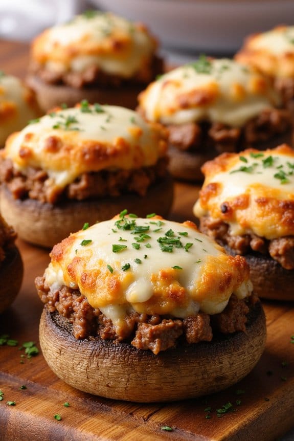 savory stuffed mushroom appetizers