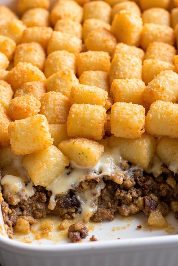 savory tater tot casserole