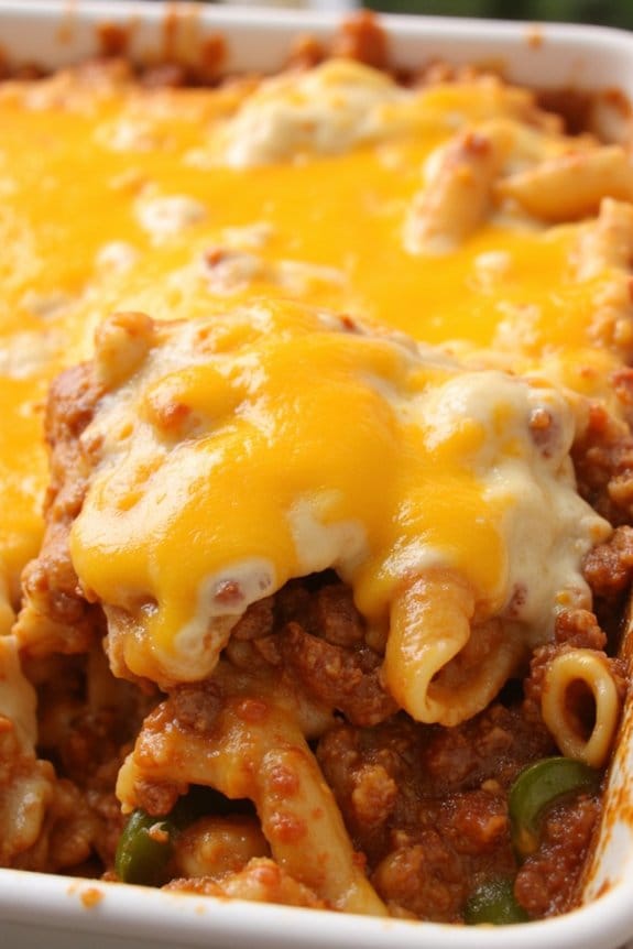 sloppy joe casserole recipe