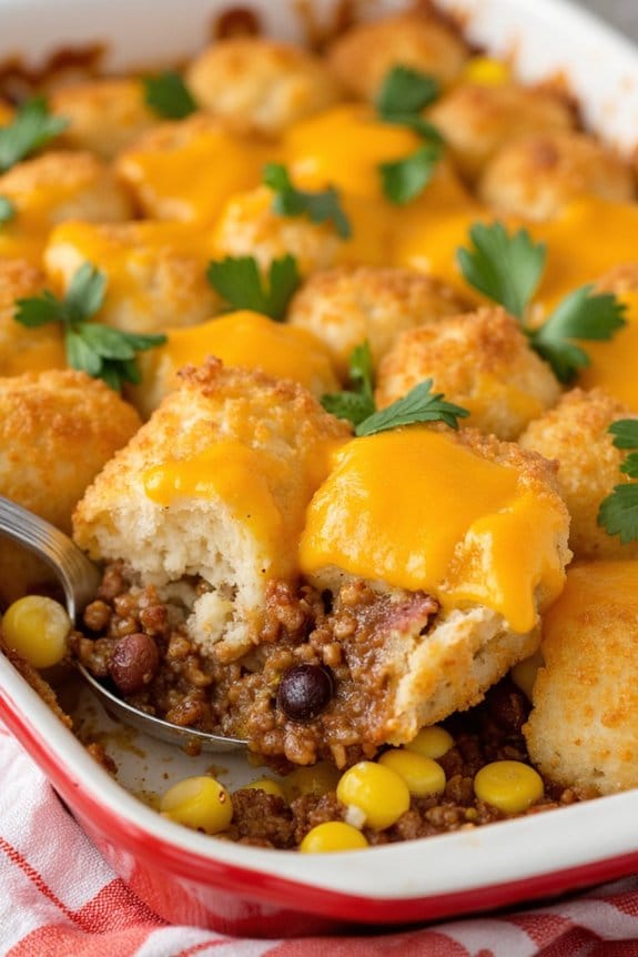southwest tater tot casserole