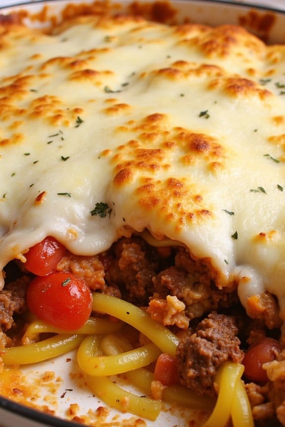spaghetti squash beef casserole