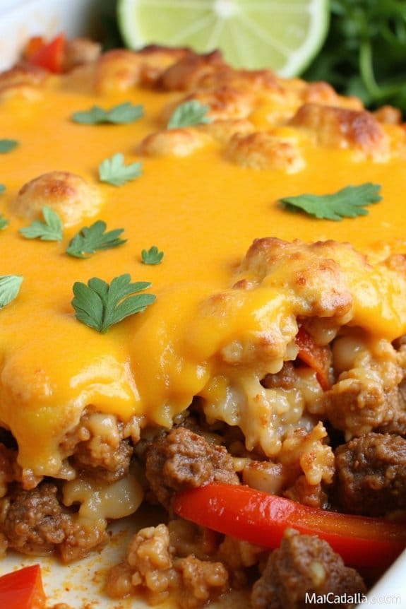 spicy beef cauliflower casserole