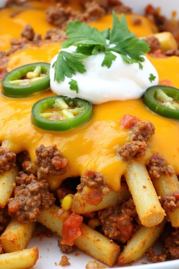 spicy french fry casserole