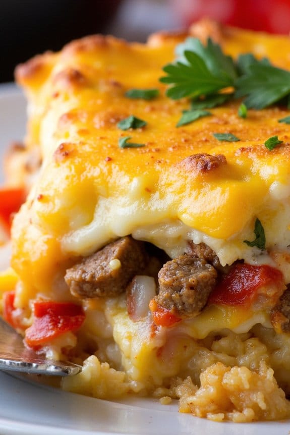 spicy sausage breakfast casserole