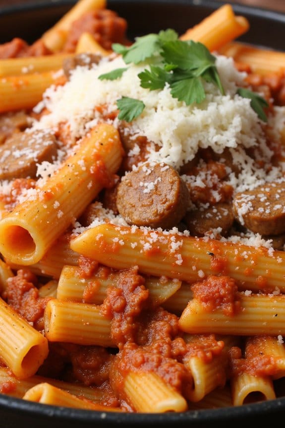 spicy sausage pasta recipe