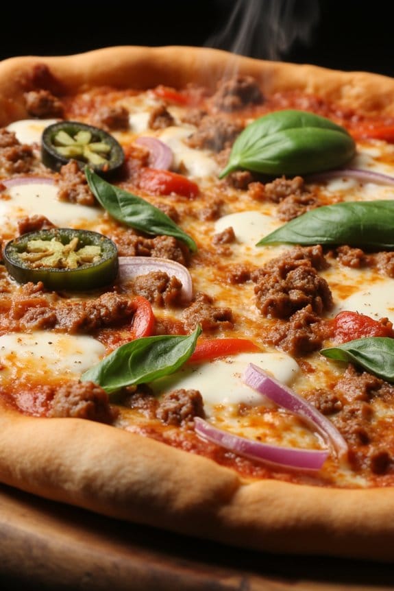 spicy sausage pizza recipe