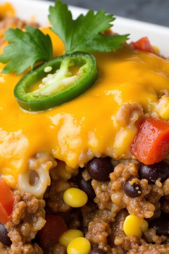 spicy southwest beef casserole