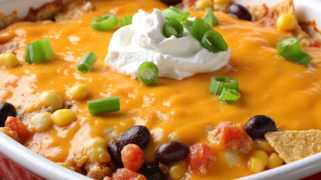 taco night beef casserole