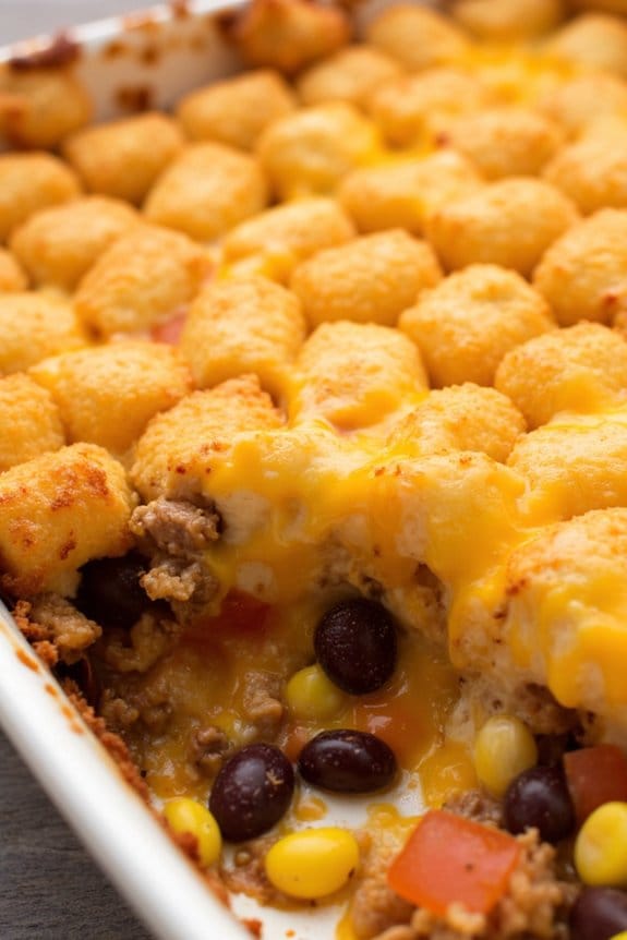 taco tater tot casserole
