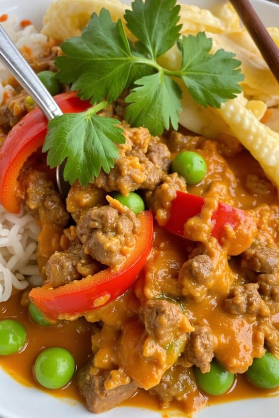 thai coconut curry casserole