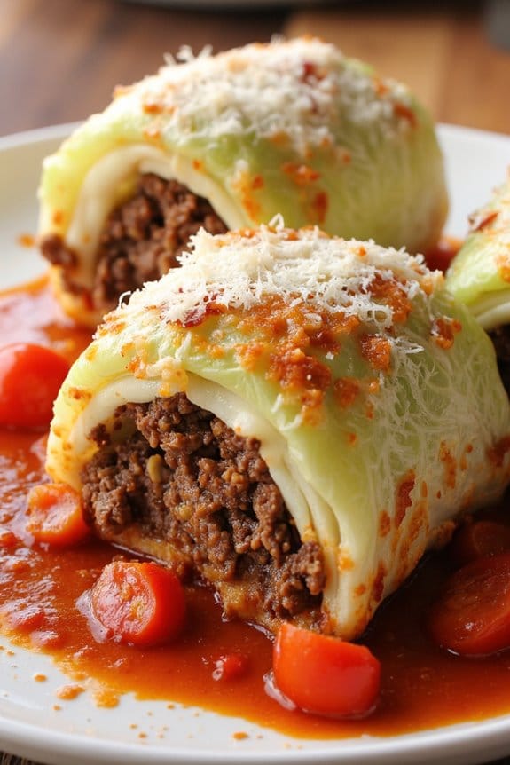 bacon beef cabbage rolls recipe