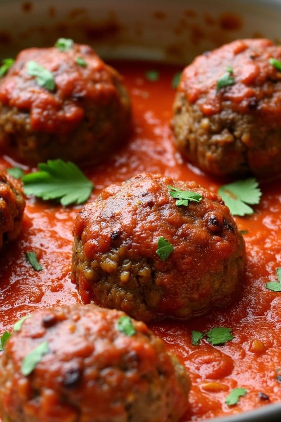 browning meatballs without sticking