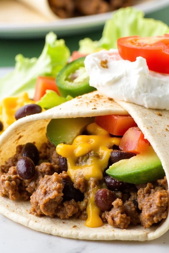 budget friendly beef burritos