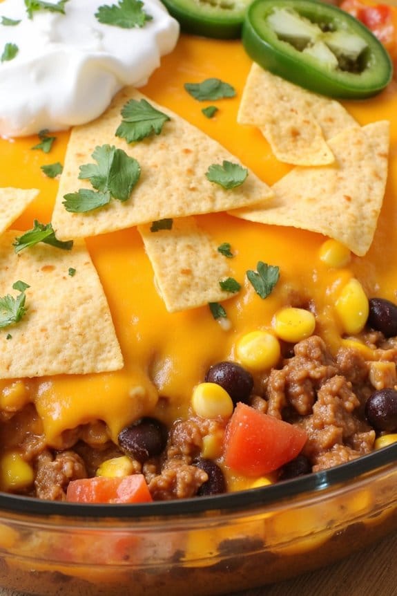 cheesy hearty easy casserole