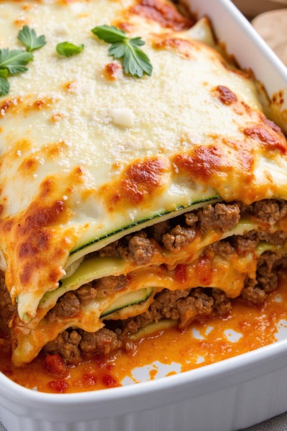 cheesy keto lasagna recipe