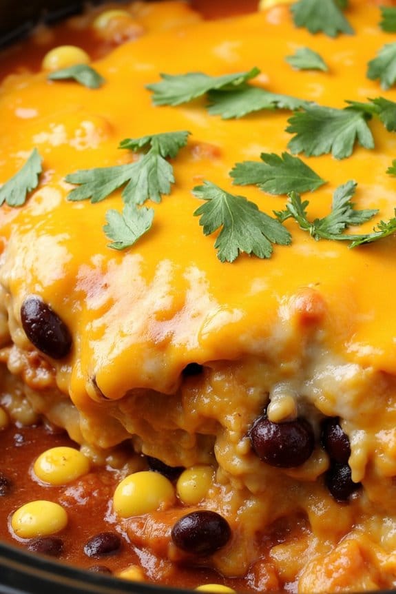 cheesy slow cooker casserole