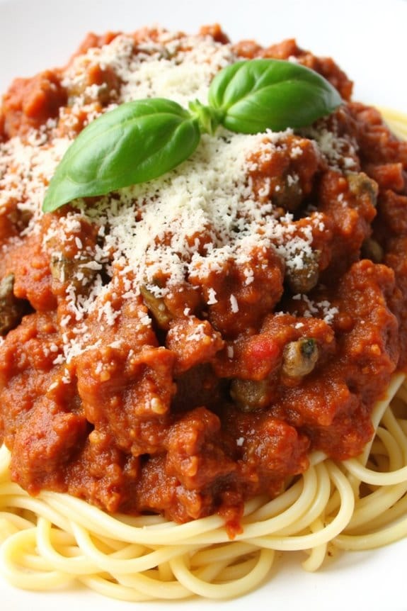 classic crockpot spaghetti sauce