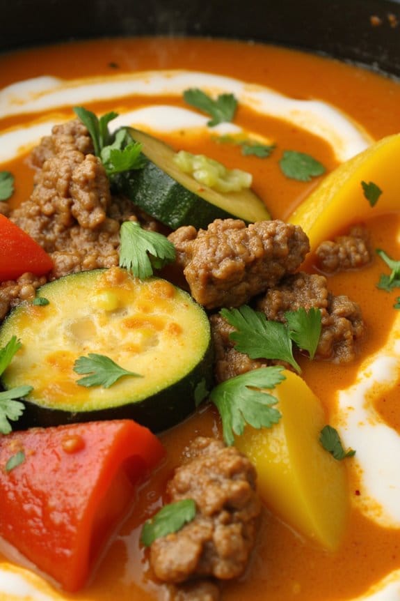 comforting beef curry stew