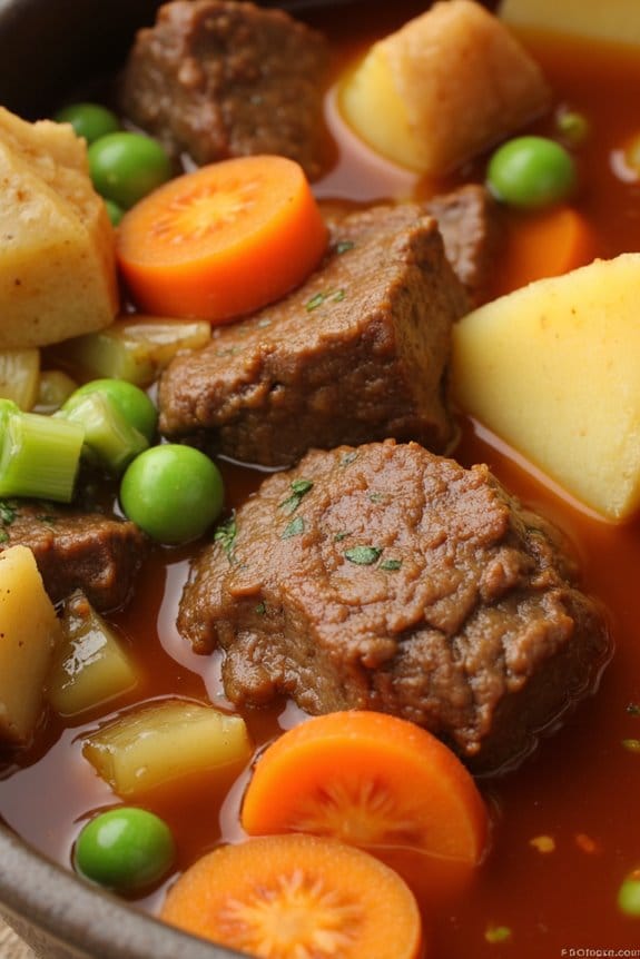 comforting beef veggie stew