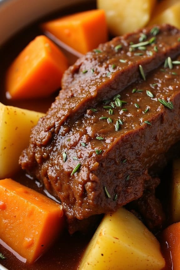 comforting slow cooked beef roast