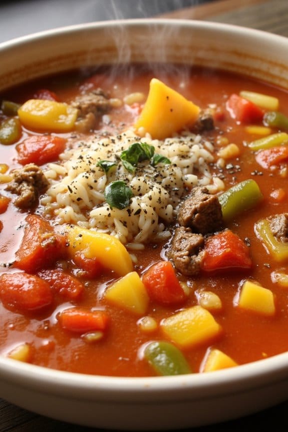 comforting slow cooked soup