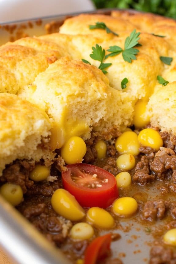 comforting southern beef bake