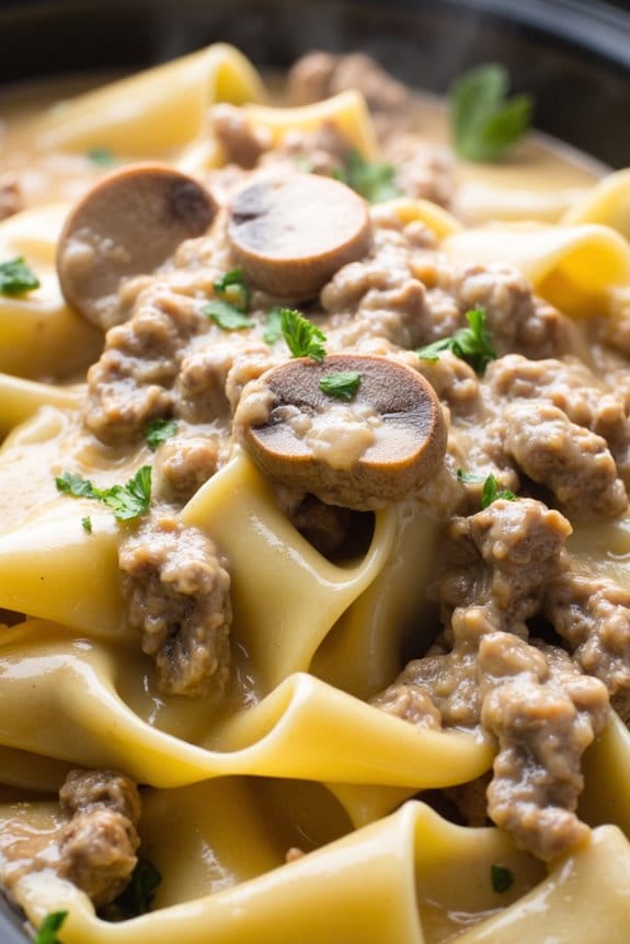 creamy beef stroganoff recipe