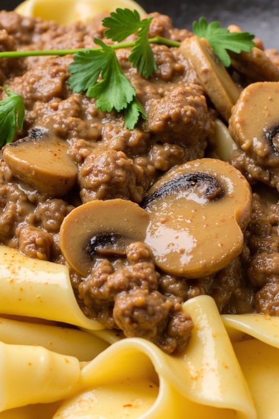 creamy beef stroganoff recipe