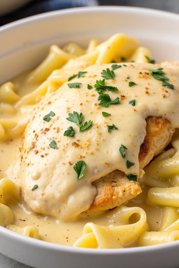 creamy garlic parmesan chicken