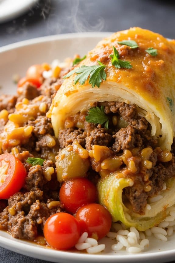 crockpot beef cabbage casserole