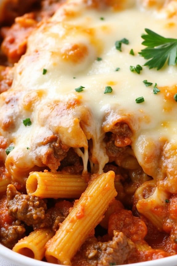 crockpot cheesy beef casserole