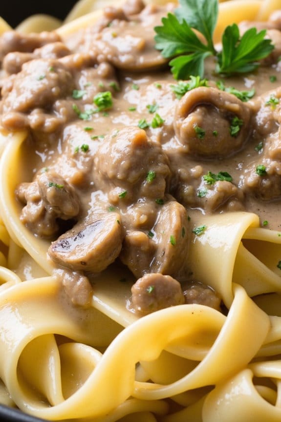 crockpot classic beef stroganoff