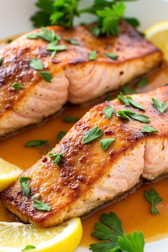 crockpot honey garlic salmon