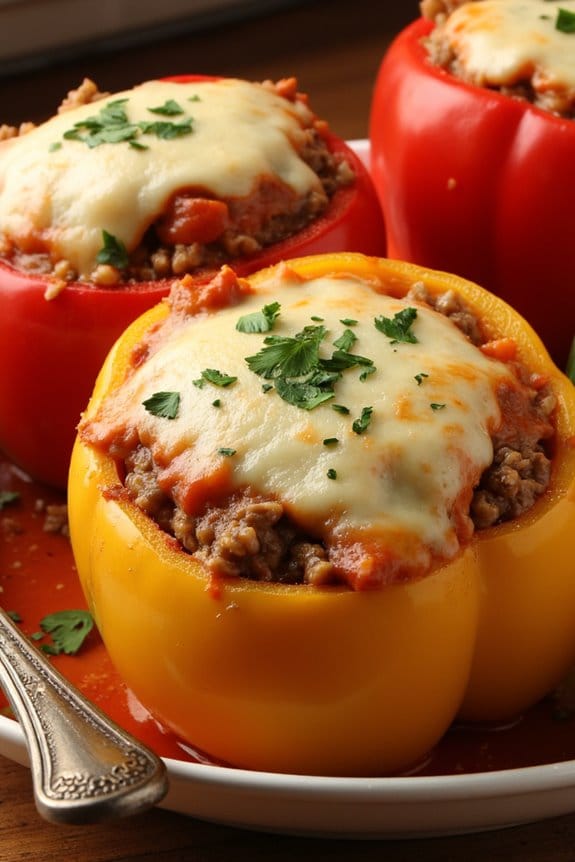 crockpot stuffed bell peppers
