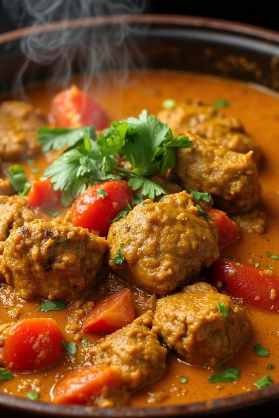 delicious indian lamb curry stew