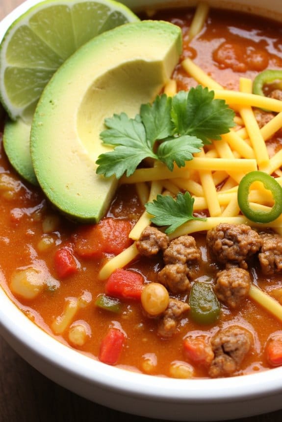 flavorful zesty keto soup