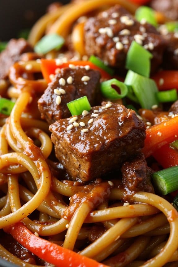fusion beef spaghetti recipe