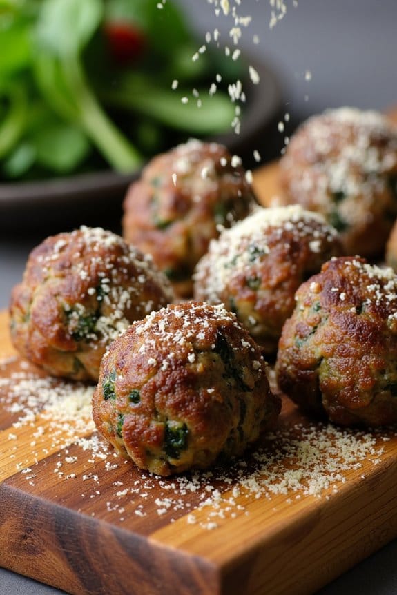 garlic infused lamb meatballs recipe