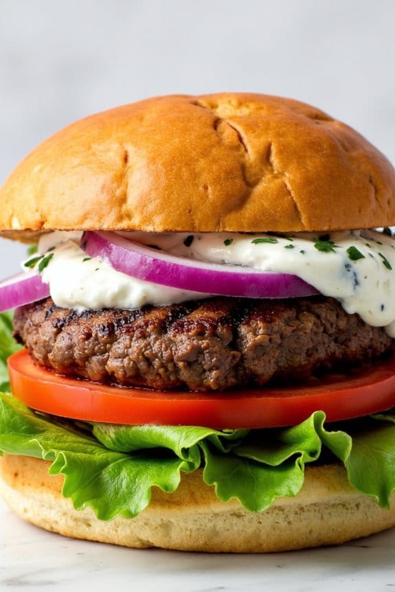 greek lamb burger recipe
