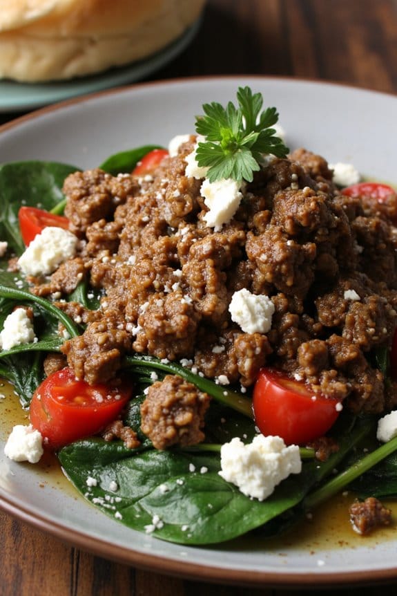 greek lamb spinach curry delight