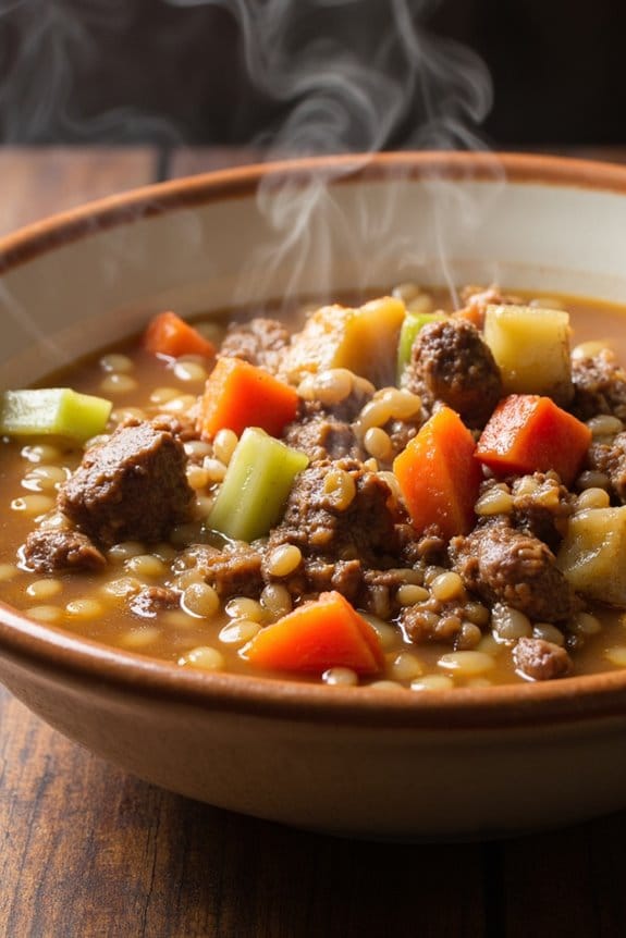 hearty beef and barley stew