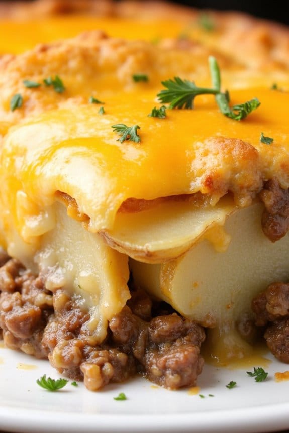 hearty beef potato casserole