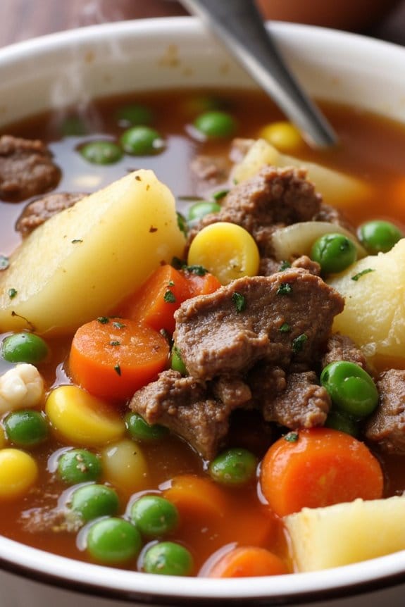 hearty beef vegetable soup