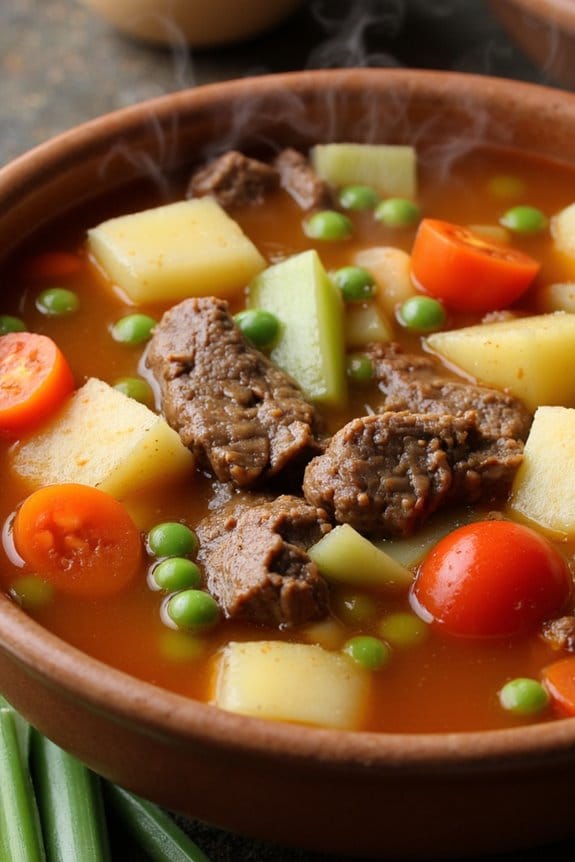 hearty beef vegetable soup