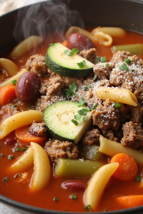 hearty italian beef soup