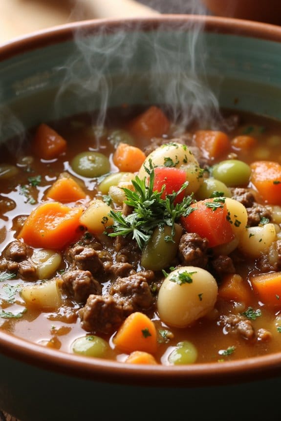 hearty low carb beef soup