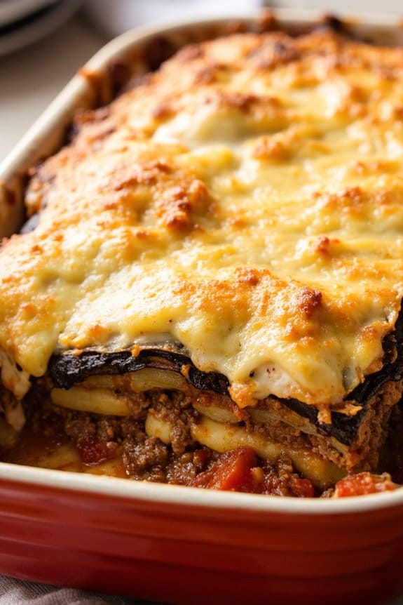 hearty mediterranean lamb casserole