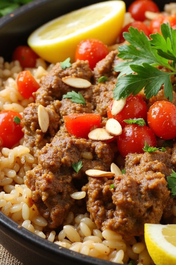 hearty middle eastern casserole recipe