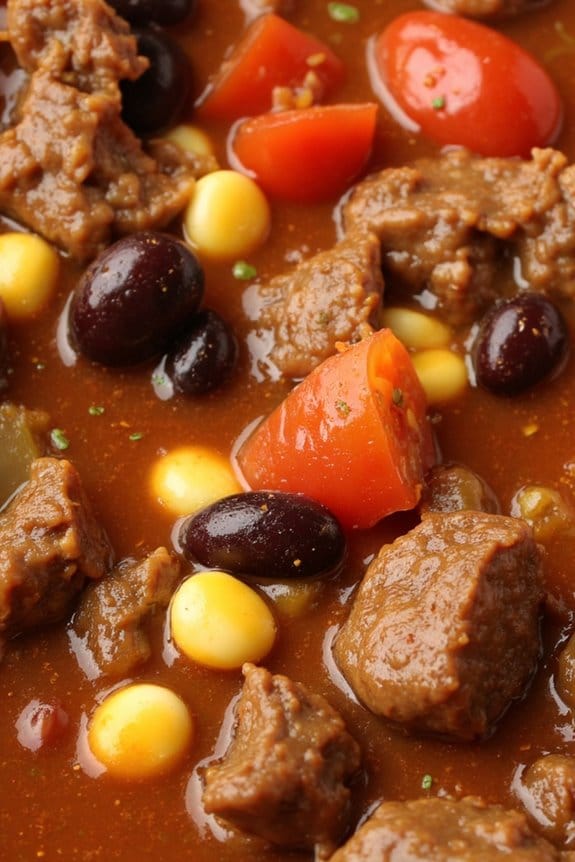 hearty slow cooked beef stew