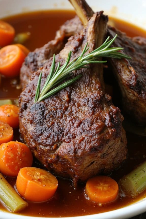 hearty slow cooked lamb dish